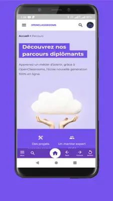 OpenClassrooms Cours en lign‪e android App screenshot 2