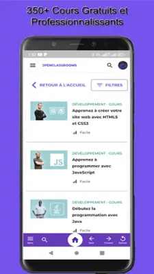 OpenClassrooms Cours en lign‪e android App screenshot 3