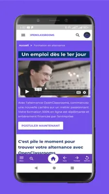 OpenClassrooms Cours en lign‪e android App screenshot 5